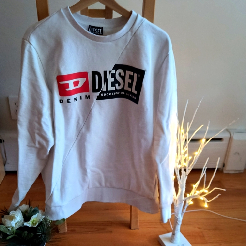Diesel Men's Logo Sweatshirt, XL